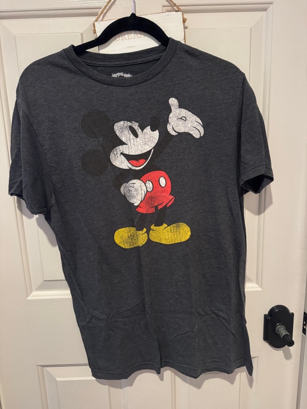 Disney Black Tee with Mickey Mouse